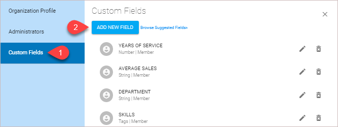 custom fields