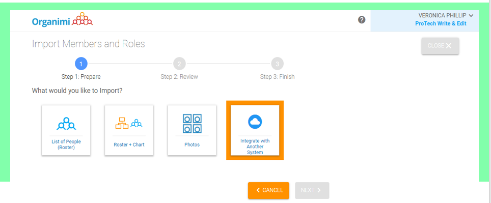 automated org chart imports