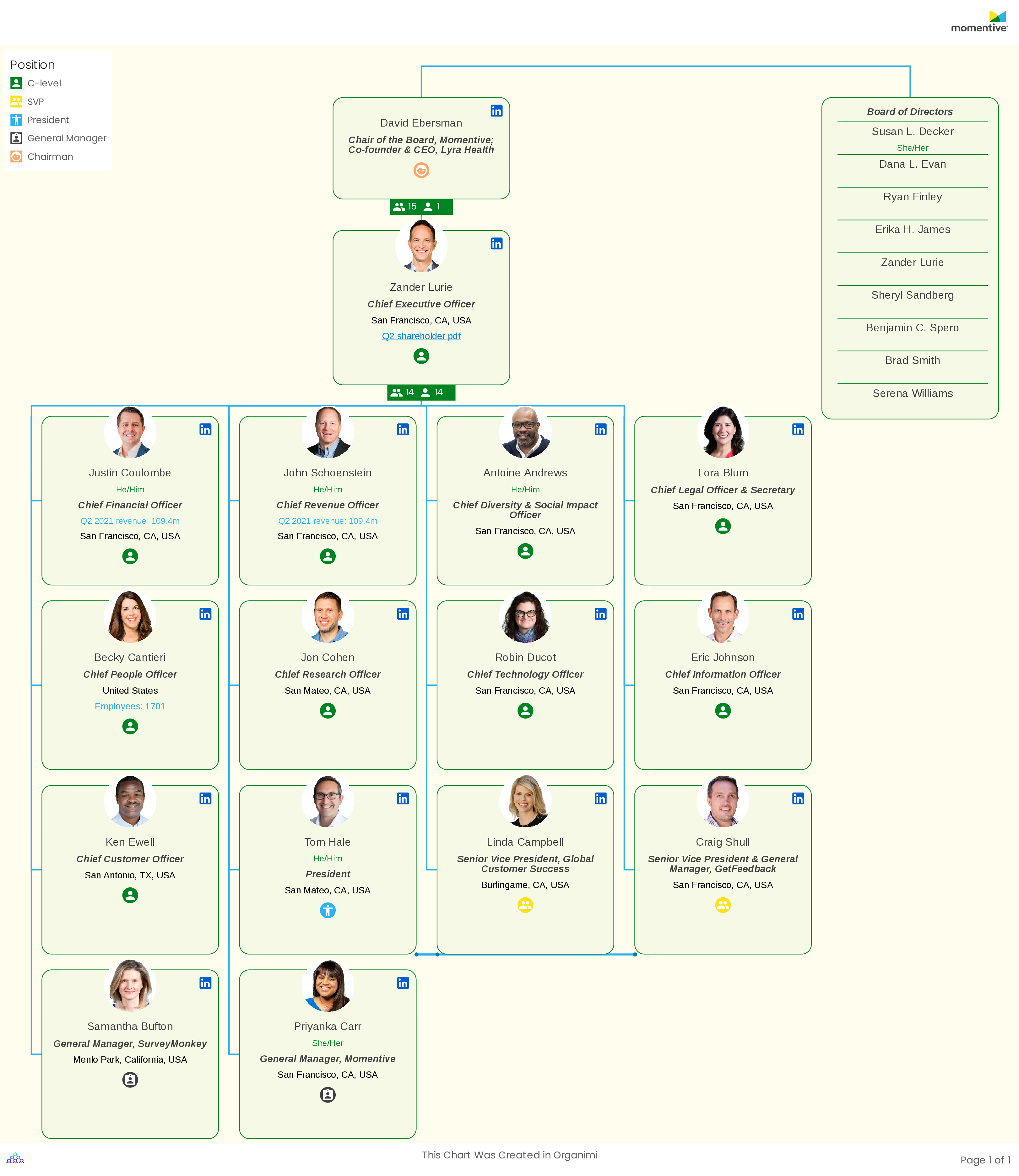 Momentive Corporate Organizational Structure