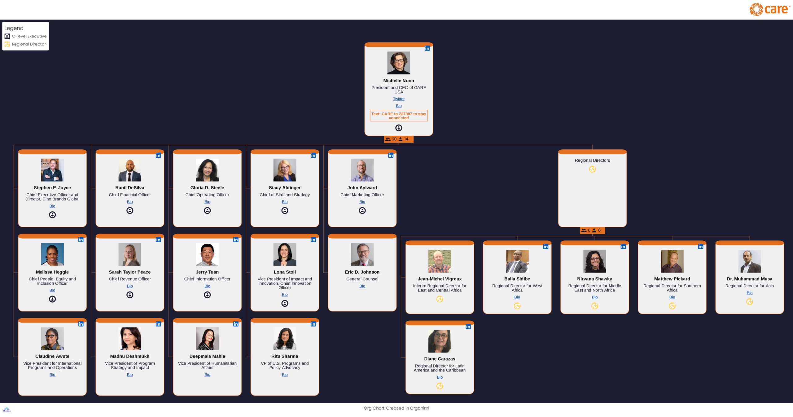 CARE International's Corporate Organizational Structure