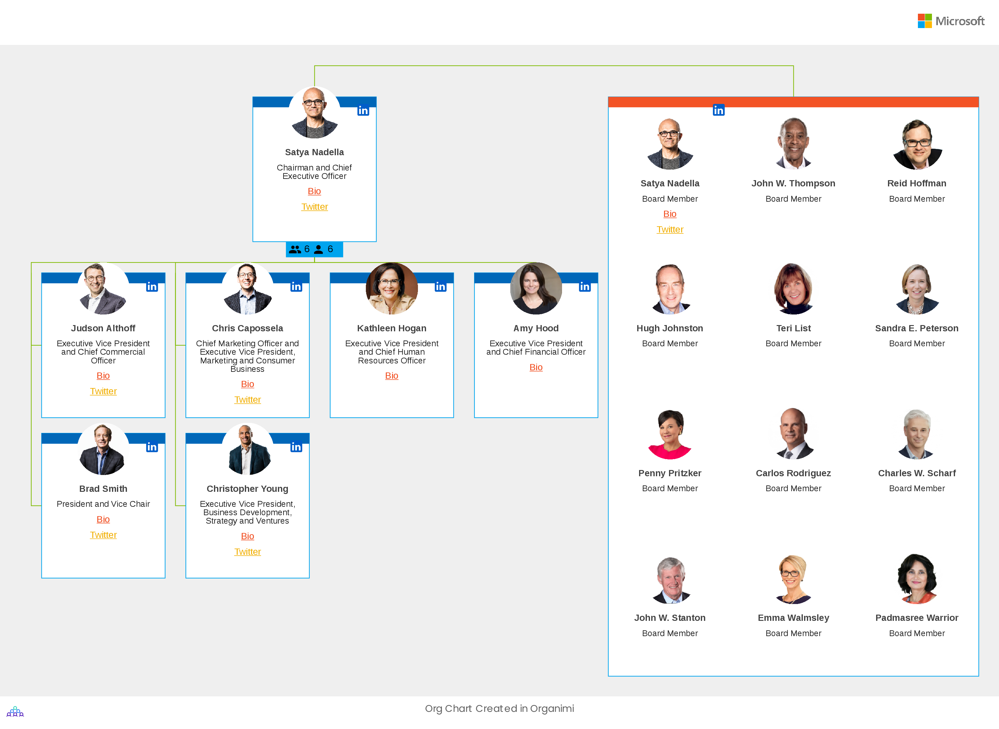 Microsoft's Corporate Organizational Structure