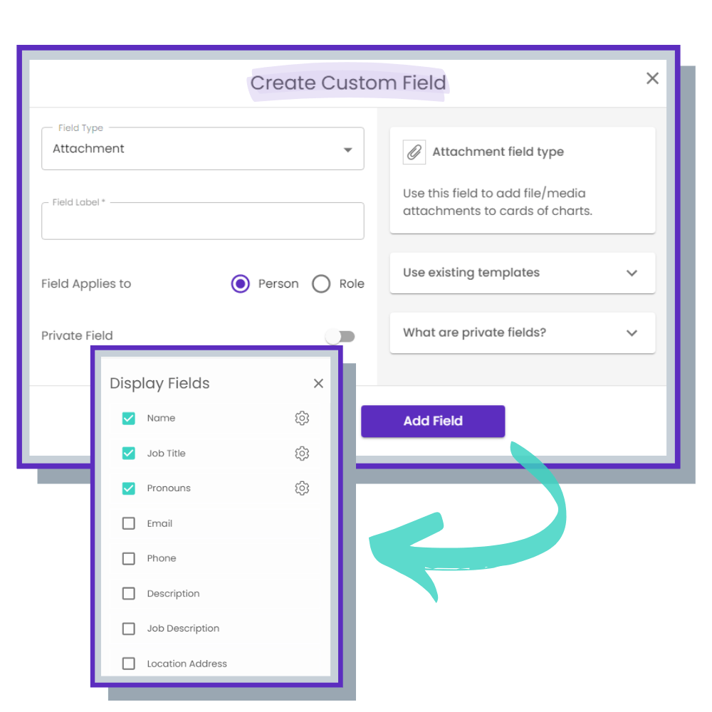 Organizational Chart Custom Field